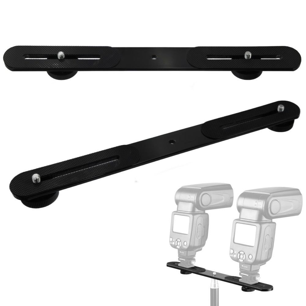 Photography Basics - Dual Flash Bracket 1/4'' Screw Hot