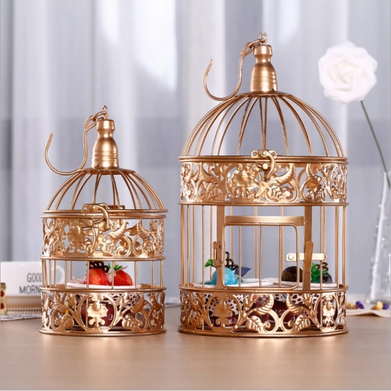 Photography Hotel - European Style Wrought Iron Decorative Birdcage