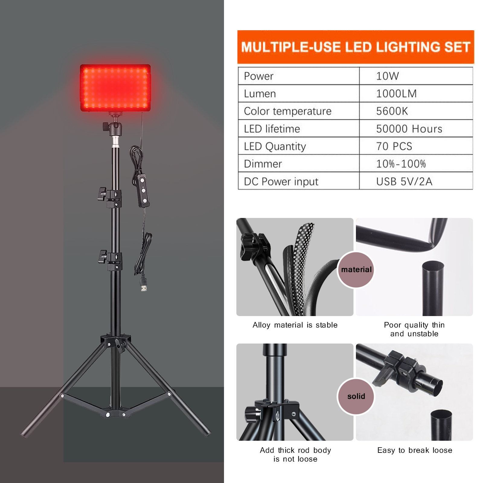 LED Photography Video Light Pa - огляд і ціна Photography Umbrella Lighting Kit