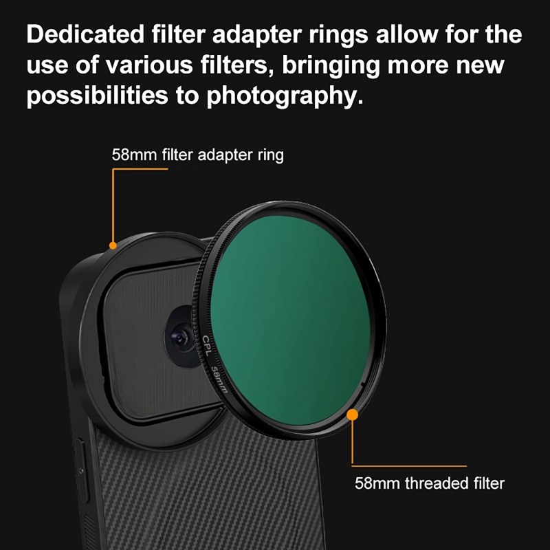 4 in 1 Lens 58mm Mobile Phone  - огляд і ціна Photography With Mobile