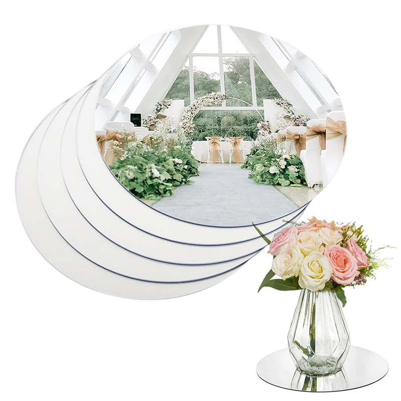 20cm Round Mirror Glass Tray   - огляд і ціна Photography Term
