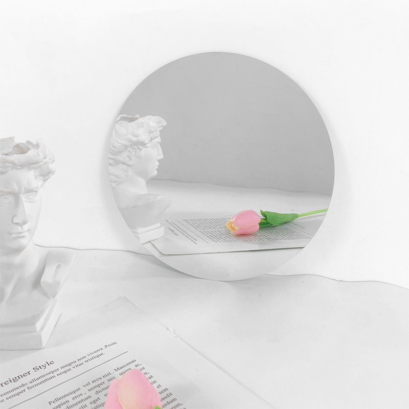 20cm Round Mirror Glass Tray   - огляд і ціна Photography Term