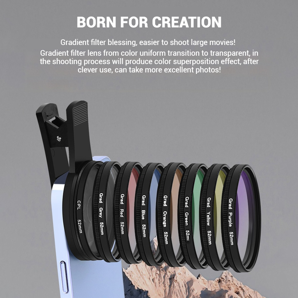 52MM Mobile Phone Lens Univers - огляд і ціна Photography With Mobile