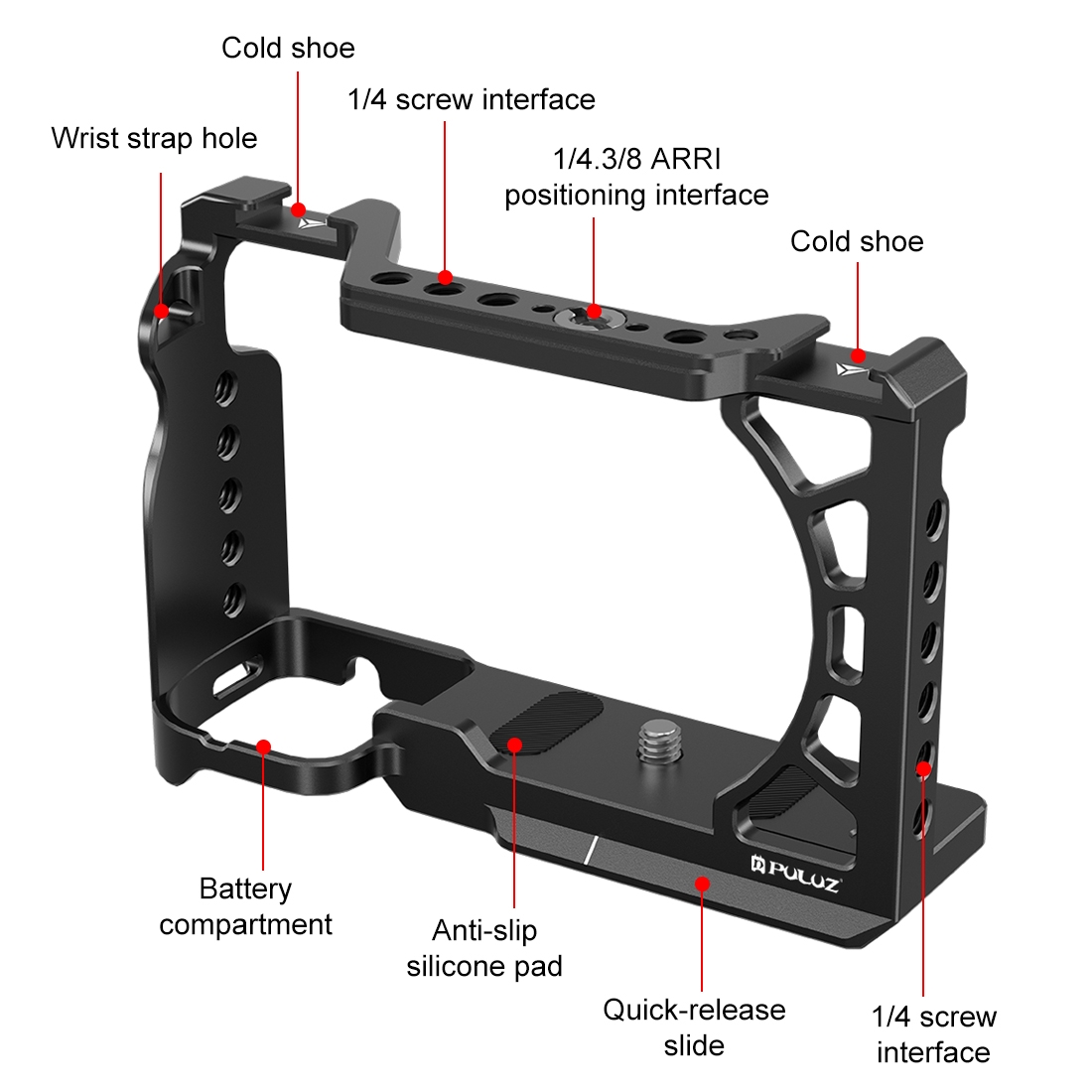 PULUZ Metal Camera Cage Expans - огляд і ціна Camera Cage Rig