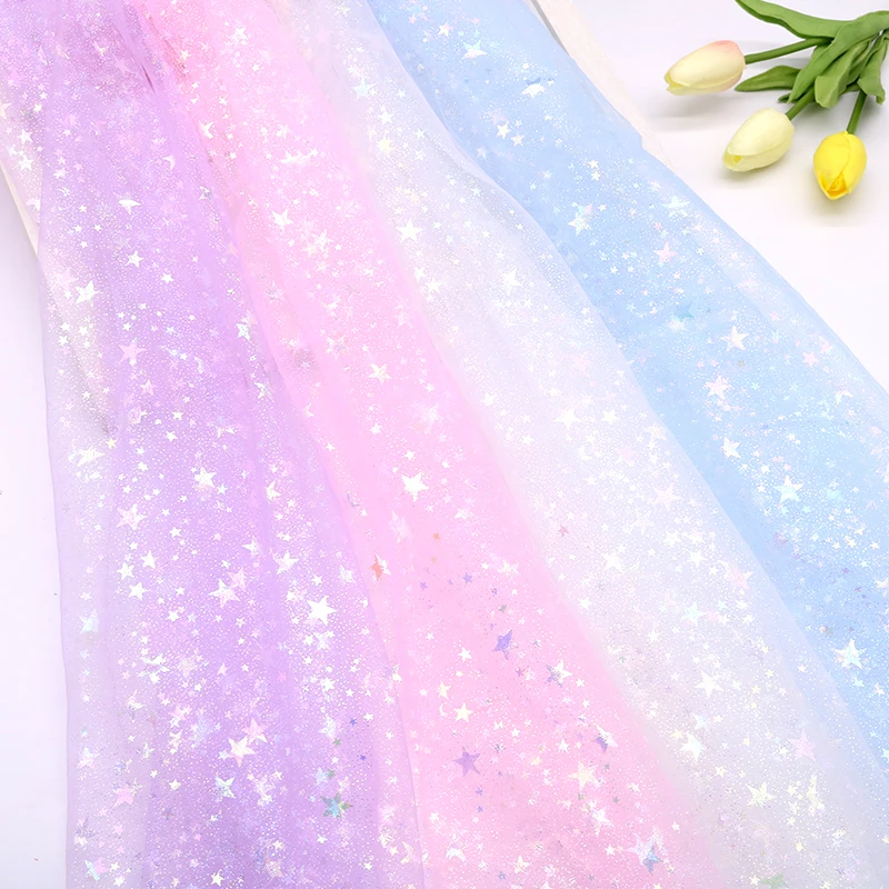 50x150cm Iridescent Star Tulle - огляд і ціна Photography Term