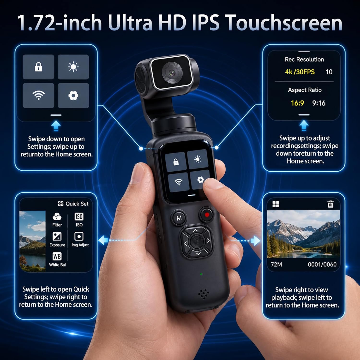 4K Handheld Gimbal Vlogging Ca - огляд і ціна Photography Term
