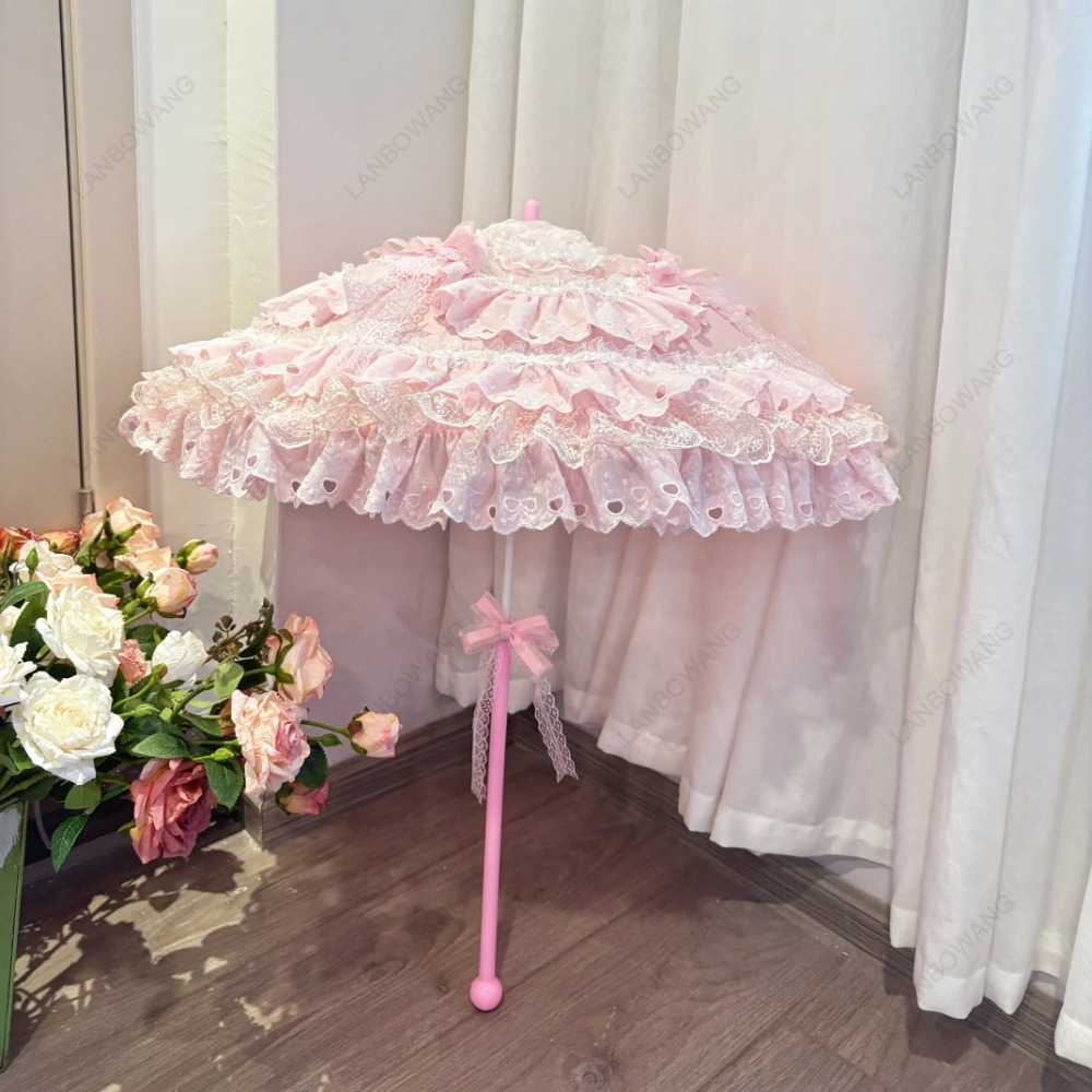Handmade Pink Floral Heart Lac - огляд і ціна Photography Umbrella