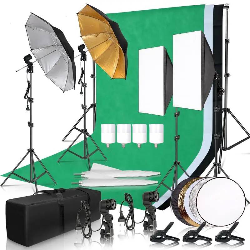Photography Lighting Kit Umbre - огляд і ціна Photography Umbrella Lighting Kit