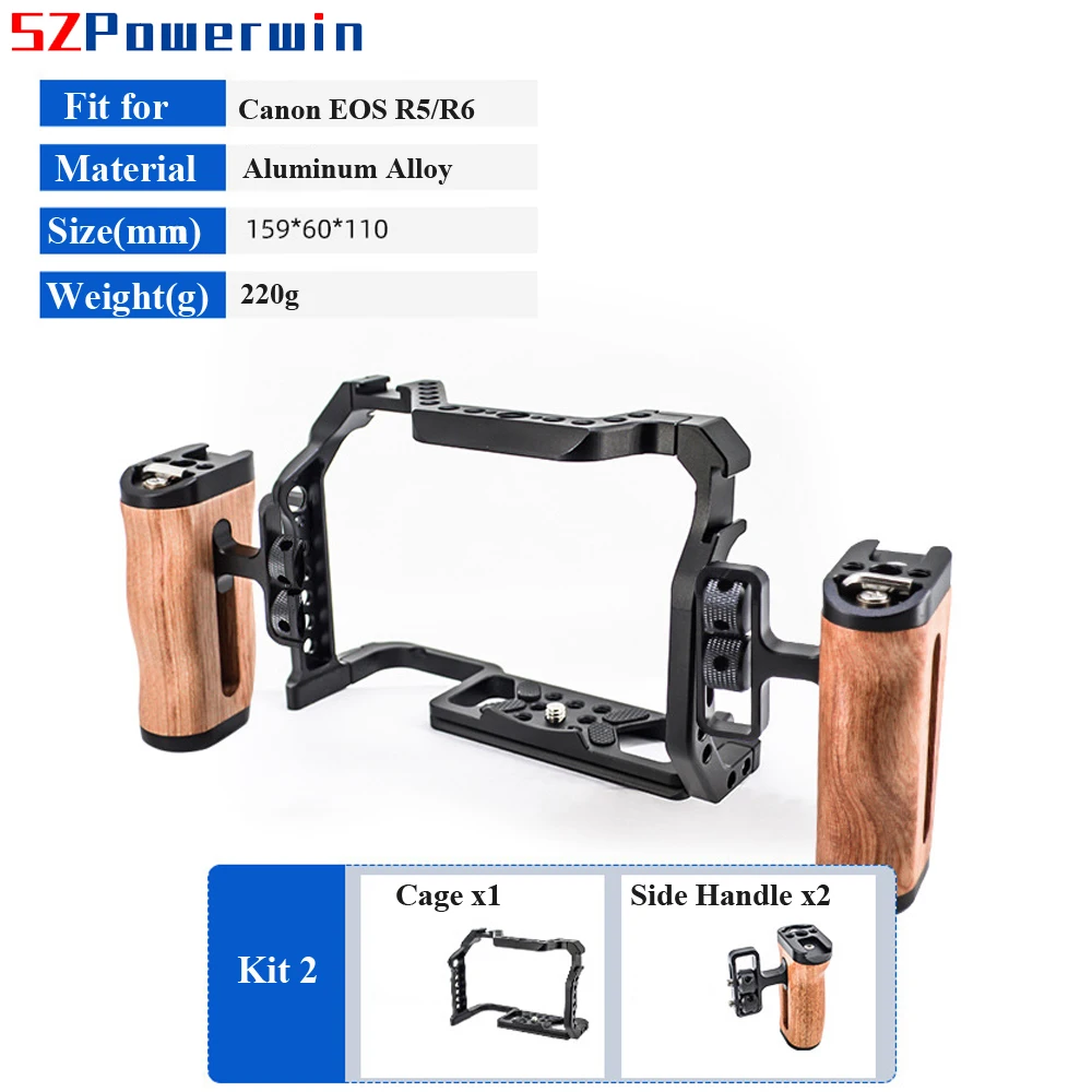 Powerwin For Canon EOS R5 R6 C - огляд і ціна Camera Cage Rig