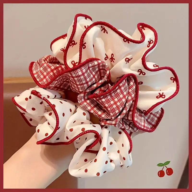 3 Pcs Sweet Red Dot Bowknot Pl - огляд і ціна Photography Of The Year