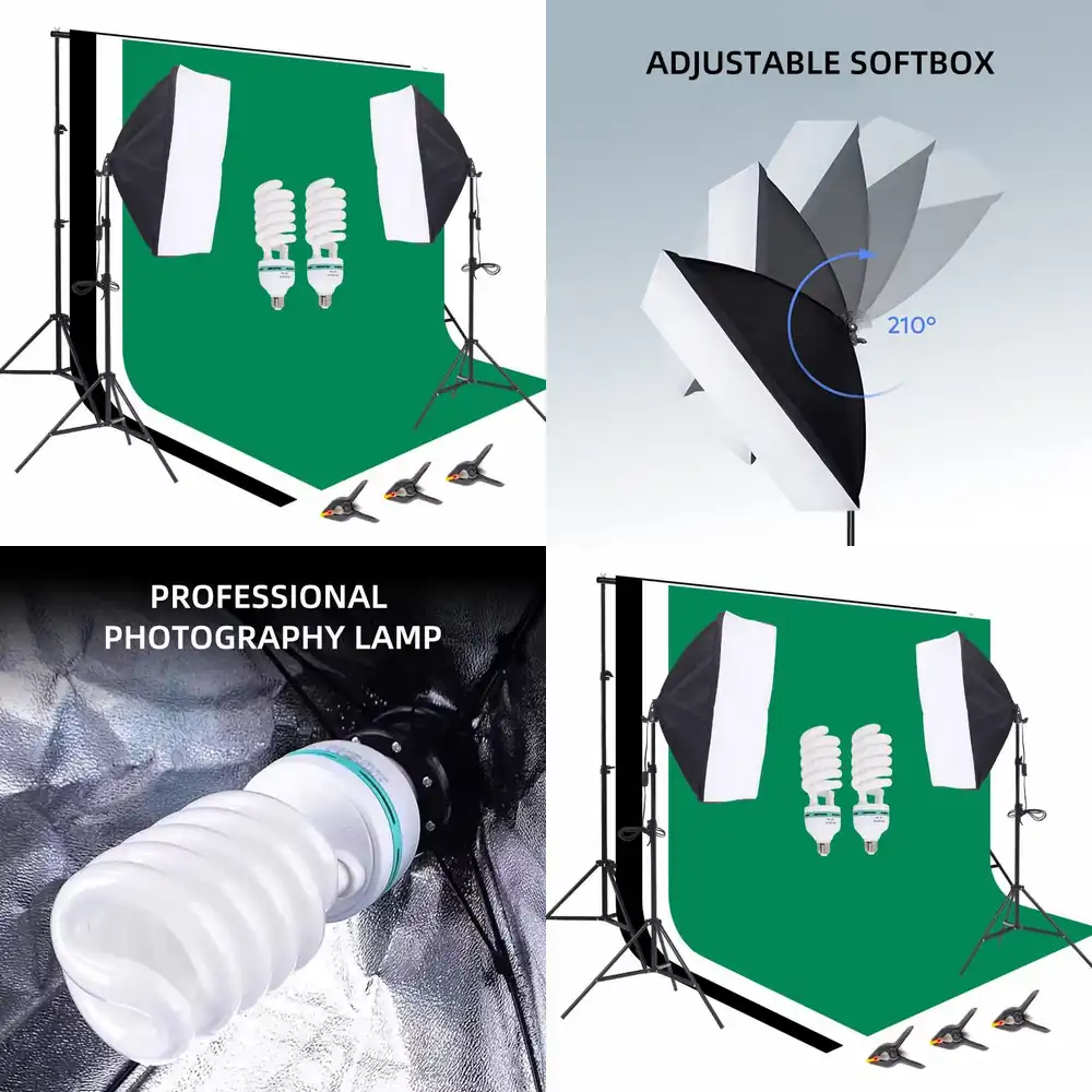 1 Photo Studio Equipment 2.6*3 - огляд і ціна Photography Umbrella Lighting Kit
