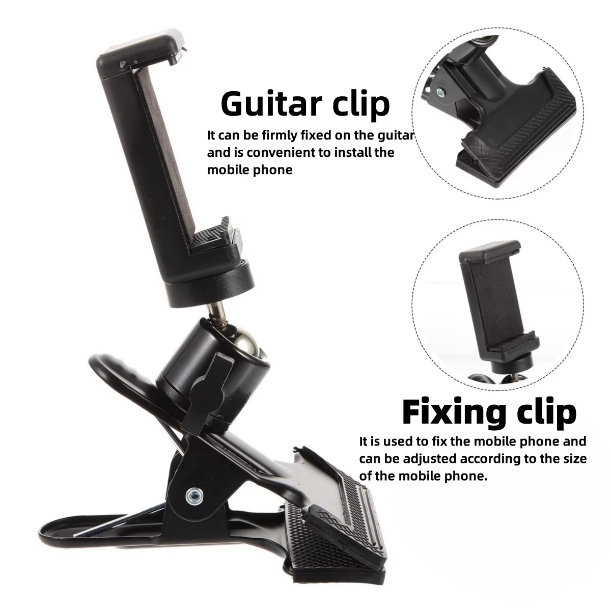 Miwayer Guitar Head Clip Mobil - огляд і ціна Photography With Mobile
