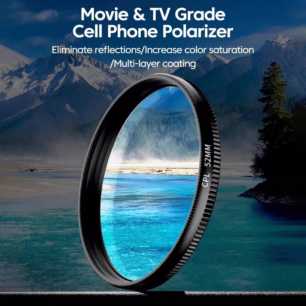 New 52mm CPL Mobile Phone Lens - огляд і ціна Photography With Mobile
