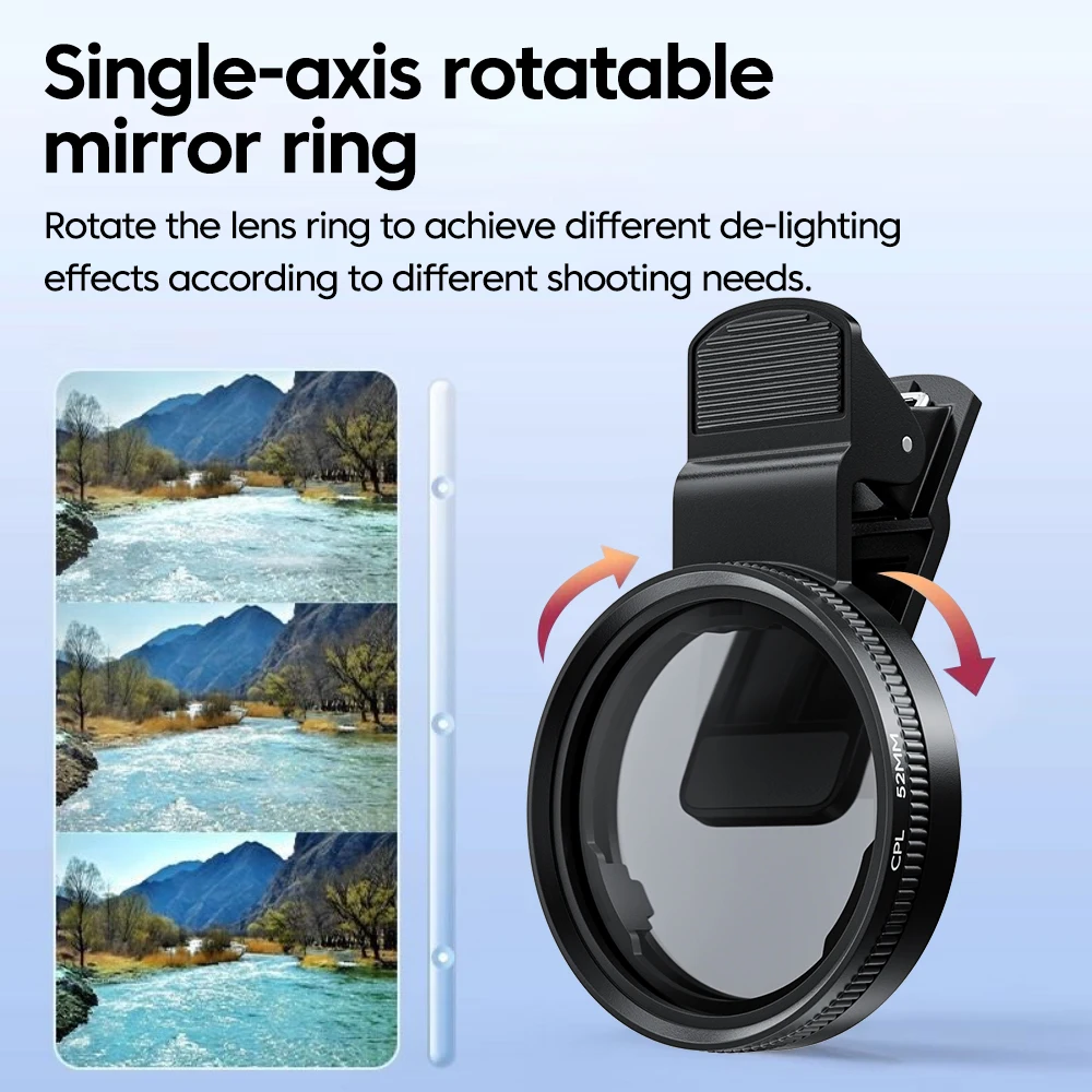 New 52mm CPL Mobile Phone Lens - огляд і ціна Photography With Mobile