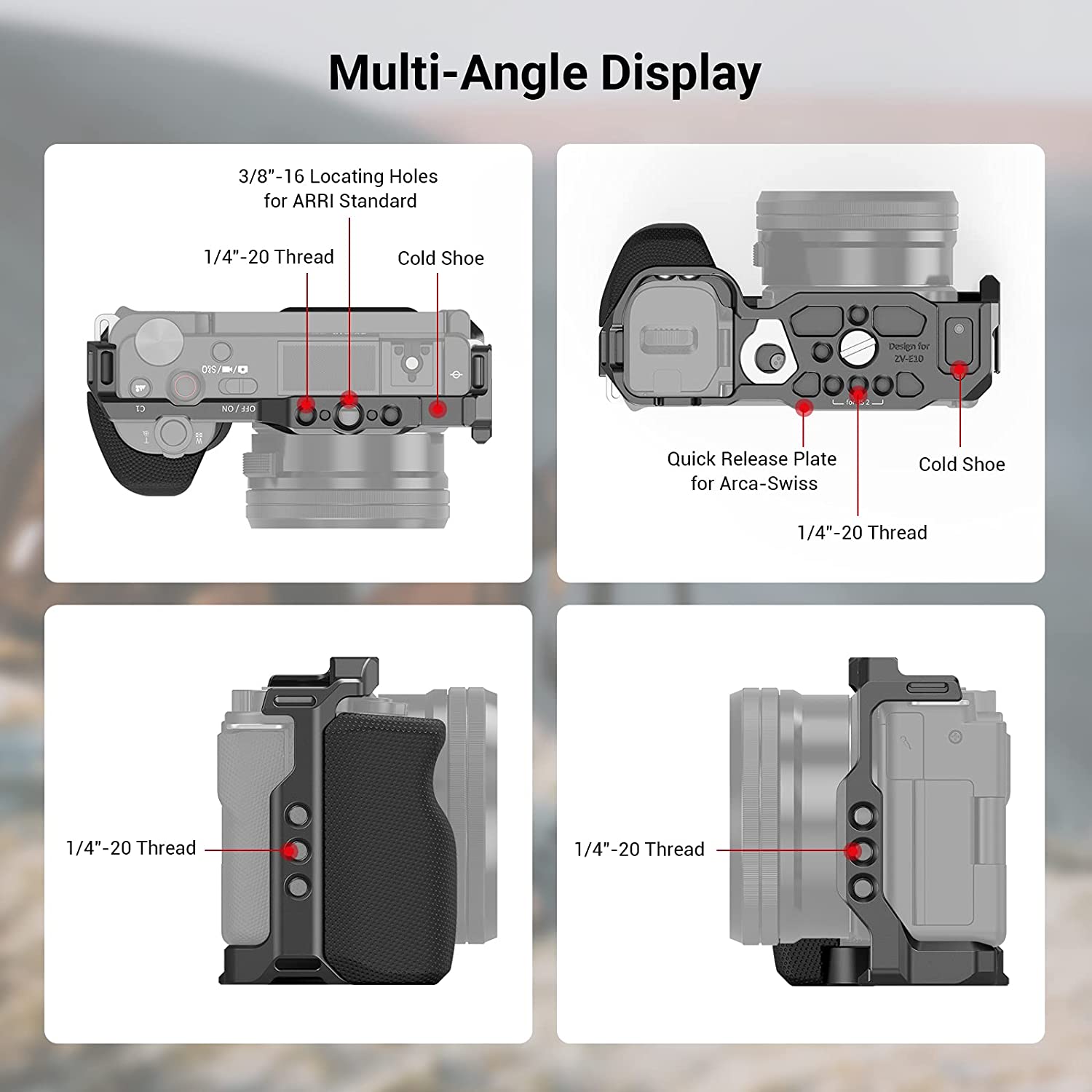 SmallRig for Sony ZVE10 Camera - огляд і ціна Camera Cage Rig