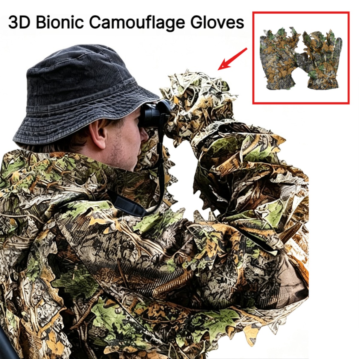 3D Camouflage Leaf Hunting Glo - огляд і ціна Photography Training